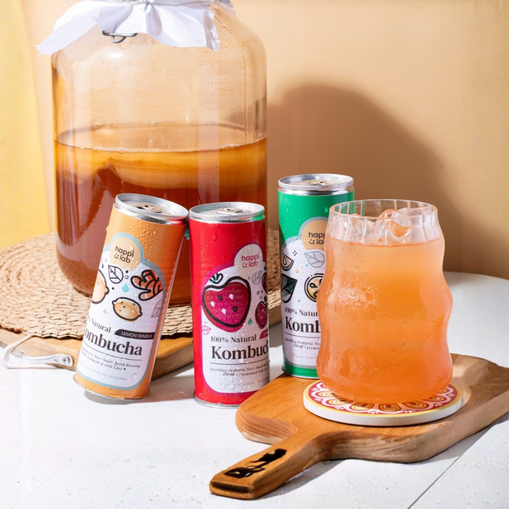 Happi Can Kombucha 250ml – Happi Lab™️
