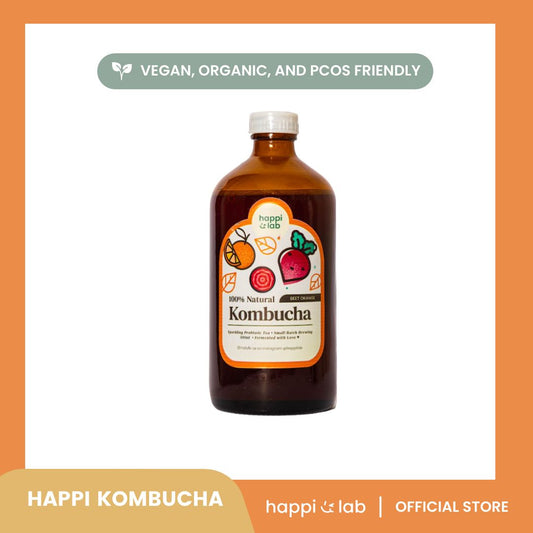 Happi Kombucha in Beet Orange