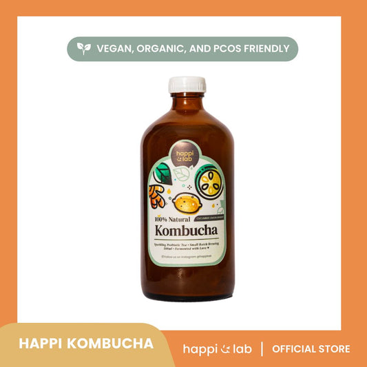 Happi Kombucha in Cucumber Lemon Ginger